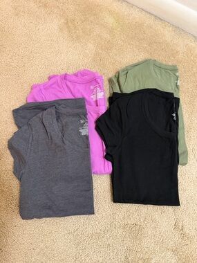 Short Sleeve Tee - Black, Gray, Pink, Olive